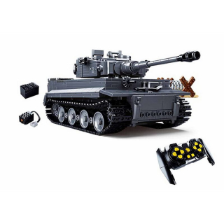 Stavebnice těžký tank PANZERKAMPFWAGEN VI TIGER RC na dálkové ovládání