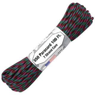Šňůra PARACORD nylon 550LB ø 4 mm / 30 m měnící se barva ARGON