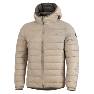 Bunda s kapucí AURORA 2.0 PUFFER HOODED KHAKI vel. XL