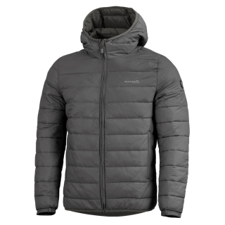 Bunda s kapucí AURORA 2.0 PUFFER HOODED CINDER GREY vel. S