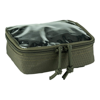 Pouzdro HEXAGON ORGANIZER průhledné malé ZELENÉ