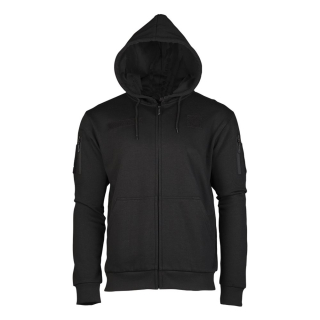 Mikina TACTICAL se zipem ČERNÁ vel. 3XL