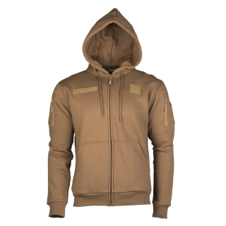 Mikina TACTICAL se zipem DARK COYOTE vel. 3XL
