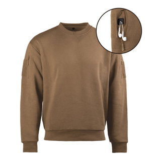 Mikina taktická ROUND NECK COYOTE vel. XL
