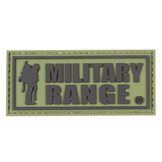 Nášivka MILITARY RANGE velká ČERNÝ nápis