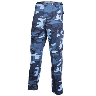 Kalhoty US BDU typ RANGER SKY BLUE CAMO vel. XL