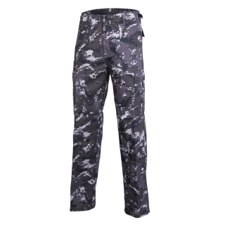 Kalhoty US BDU typ RANGER BLACK DIGITAL vel. XXL