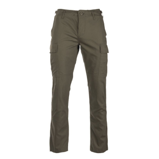 Kalhoty US BDU SLIM FIT polní rip-stop ZELENÉ vel. S