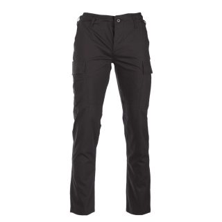 Kalhoty US BDU SLIM FIT polní rip-stop ČERNÉ vel. S