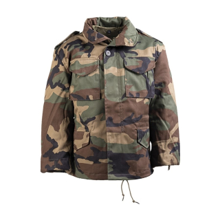 Bunda dětská US M65 s vložkou WOODLAND vel. M